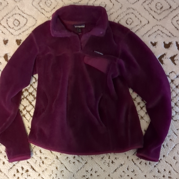 Patagonia Sweaters - Patagonia Rich Purple Fleece Jacket Retool